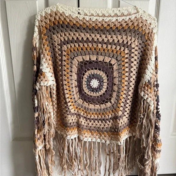 Summer breeze poncho - Picture 2 of 4